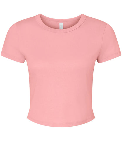 Bella Ladies Micro Rib Baby T-Shirt