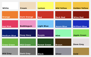 Vinyl Decal - Three Colours