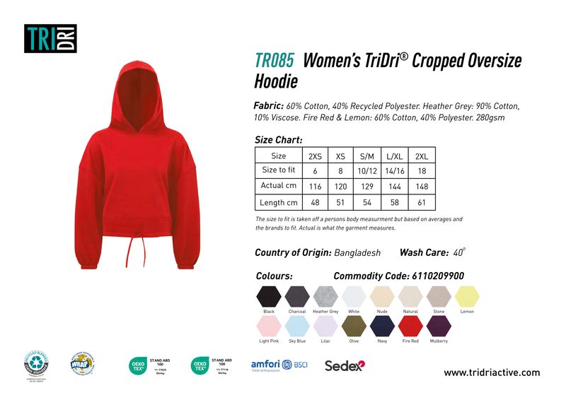 TR019 size guide