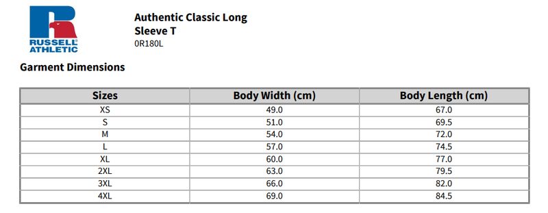 0R180L0 size guide