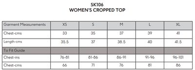 SK106 size guide