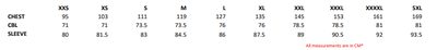 TRW297 size guide
