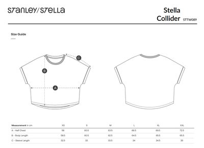 STTW089 size guide
