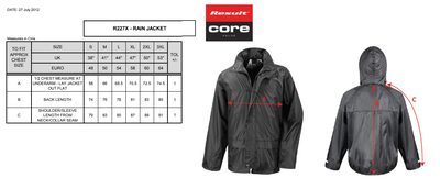 R227X size guide