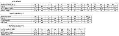 RX101, RX101F, RX102 size guide