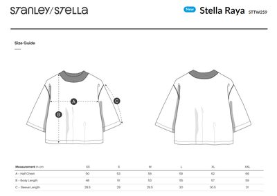 STTW259 size guide