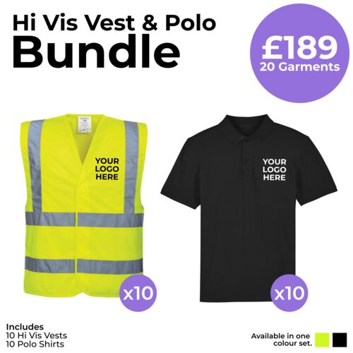 10 Polo and 10 Hi Vis Bundle Thumbnail